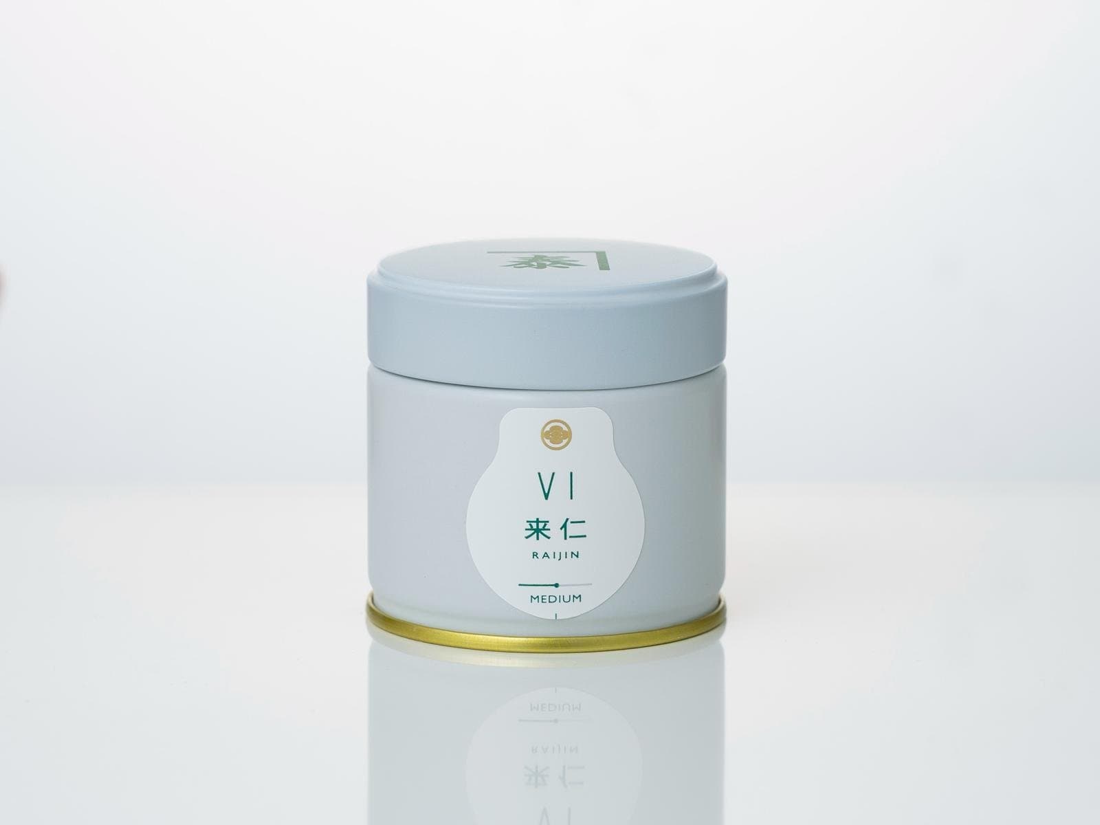 Raijin matcha tin